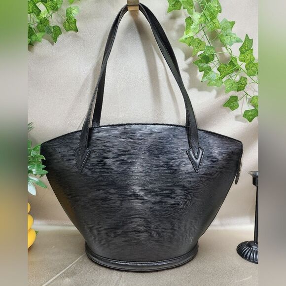 Authentic Louis Vuitton Epi St Jacques Tote W/ Matching Change Pouch & Dust Bag - Picture 4 of 17